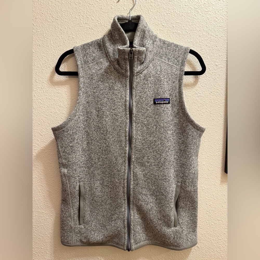 Patagonia Heather Gray Fleece Vest